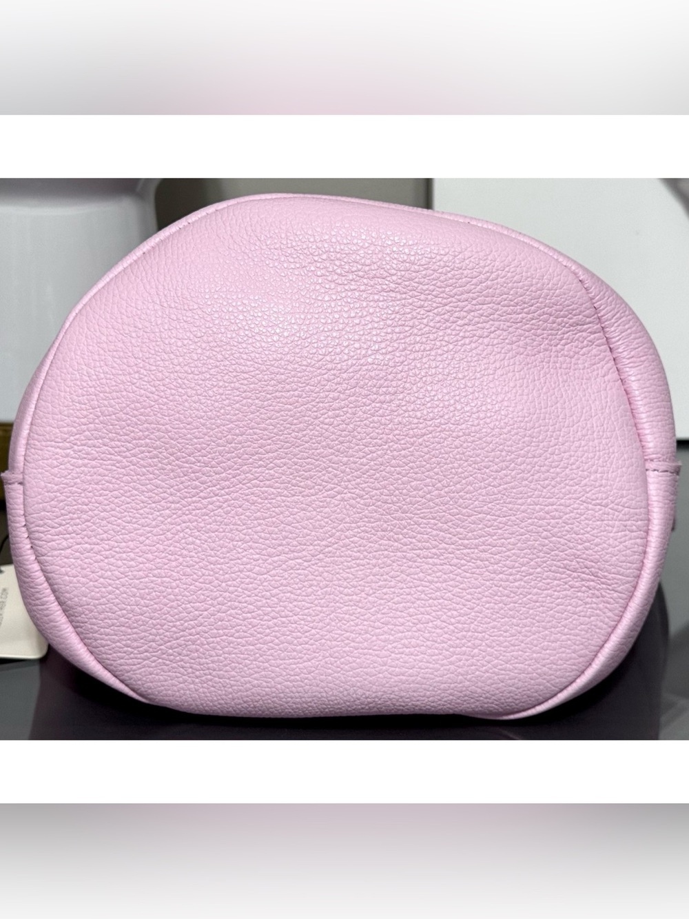 PORTLAND LEATHER LARGE BELLE BUCKET BAG, PINKABOO PINK - Picture 7 of 7